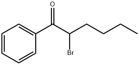 1-Hexanone, δομή bromo-1-φαινυλίου 2