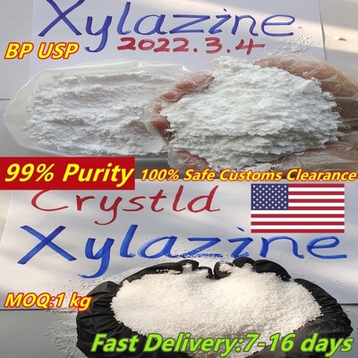 whatsaspp: +86 15512120776 HCL βάσεων CAS 23076-35-9 Xylazine αγνότητας CAS 7361-61-7 Xylazine σκονών 99% Xylazine