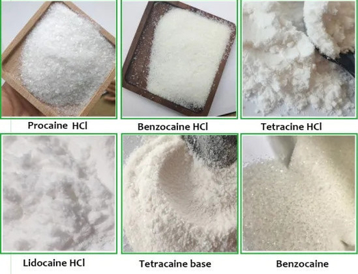 Άσπρη σκόνη CAS 94-09-7 Benzocaine για τα φαρμακευτικά είδη