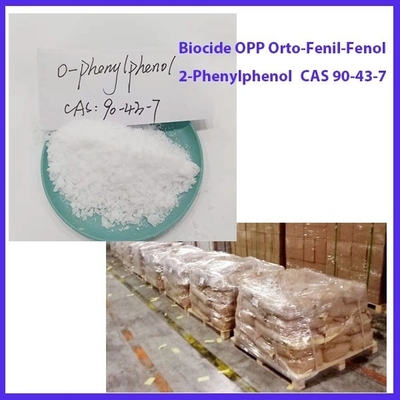 Οργανικό ενδιάμεσο άσπρο Ortho-Phenylphenol/2-Phenylphenol το /OPP CAS 90-43-7 νιφάδων 99%